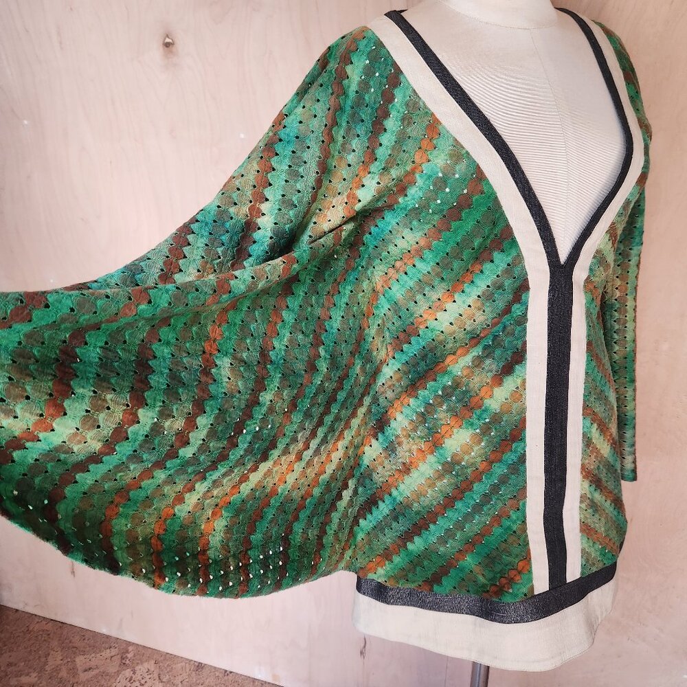 Batwing Sleeve Tunic - Size Small